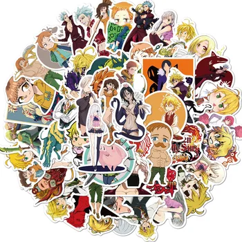 50PCS/daug Animacinių filmų Japonijos Anime Septynios Mirtinos Nuodėmės, Lipdukai Vandeniui, Skirti 