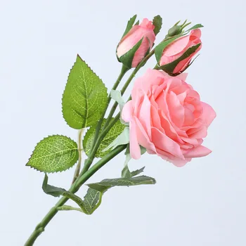 Modeliavimo Rožių Gėlių 1 2 Bud Drėkinamasis Rožių Augalų Buveinės Vestuvių Puotą Apdailos Žaliųjų Augalų Vazoninių Augalų