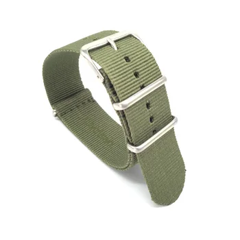 Spalvotų Juosta Nato Nailono Žiūrėti Dirželis Watchbands Diržas Metalo Sagtimi Armijos Sporto Watchband Mens 18mm 20mm 22mm 24mm Relojes Hombre