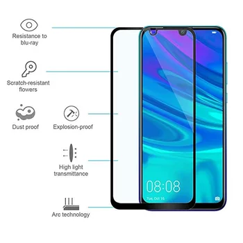 HD 9H Ekrano apsaugos Huawei P smart 2019 Stiklas, Grūdintas Stiklas Huawei P smart2019 Apsauginės stiklo Plėvelės