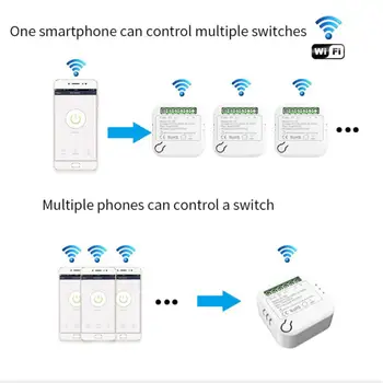 Tuya Smart Switch Relės Modulis 