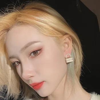 Korėjos didmeninės mados dizaineris auskarai auskarai tabaluoti moterų mados auskarai ausies svoriai didmeninės