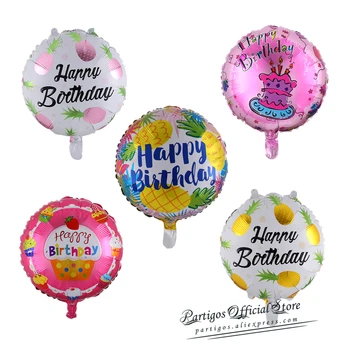 10 vnt. 18 colių Gimtadieniu balionai helio folija globos mergaitėms, vaikams, gimtadienio dekoracijas turas star balionai