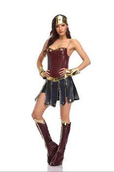 Helovinas Princas Diana Apranga Kostiumas Filmą Teisingumo Įdomu Lygos Moterų Superhero Cosplay Išgalvotas Suknelė, Dydis S-3XL