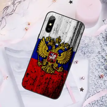 Rusijos vėliava, Herbas Telefoną Atveju Xiaomi Mi Redmi Pastaba 7 8 9 pro 8T 9T 9S 9A 10 Lite pro