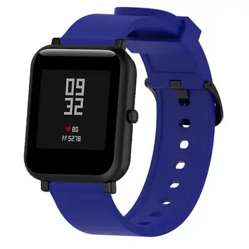 Minkšto Silikono Dirželis Xiaomi Huami Amazfit Pvp TIEK Lite Jaunimo Smart Žiūrėti Riešo Apyrankę Amazfit Pvp Watchband 20mm Dirželiai