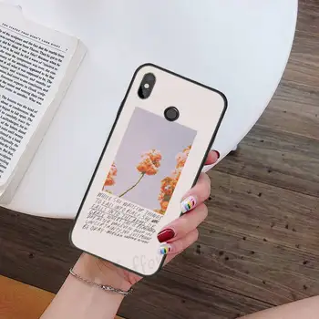 Mados estetika tekstas nuotraukas Telefoną Atveju Xiaomi Redmi pastaba 7 8 9 t k30 max3 9 s 10 pro lite