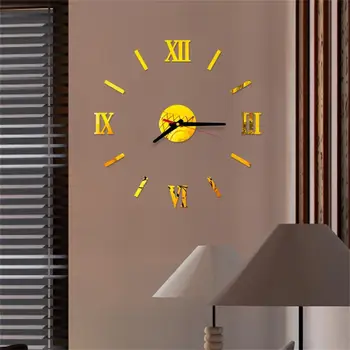 Kūrybinės Skaitmeninės Sieninis Laikrodis Lipdukas Žiūrėti Modernaus Dizaino Laikrodis, 