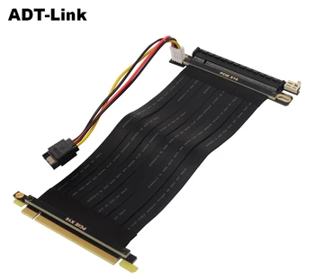 PCI-E Kabelio ilgintuvas PCIe 16x, Kad 16x Lankstus GPU Stove Kortelės Adapteris Kabelio ilgintuvas už RTX 3060 ETH Kasybos Bitcoin Miner