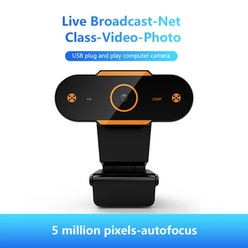 480/720/1080P/2k Web Kamera 5 Milijonų vaizdo Taškų HD Webcam USB2.0 Automatinis Fokusavimas Video pokalbį Su Mic For PC Nešiojamas Kompiuteris