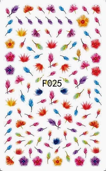3 lapai, sumaišyti dizaino nagų dailės papuošalai lipdukas grožio gėlių lipdukai, manikiūro nagai tiekia įrankius nauja siunta F