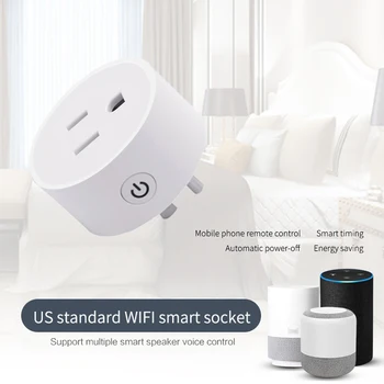 Wifi Smart Lizdas Smart Laikmatis JAV Plug Dohome Homekit Nuotolinio Valdymo Protingo Namo Valdymas Balsu Veikia Su 