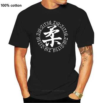 Brazilijos Jiu Jitsu /BJJ vyriški T-Shirt Juoda Mados Viršų Tee Paried T Shirts Vasaros Spalvomis, Aukštos Kokybės