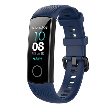 Smartwatch dirželis mados Silikono Spalvinga Aukštos Kokybės Pakaitinis Juosta Riešo Dirželis Huawei Honor Band 4 / Garbės Juosta 5