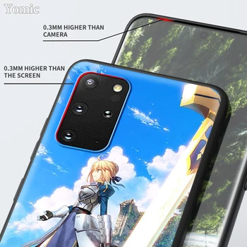 Likimas Grand Kad Anime Black Case for Samsung Galaxy S20 FE S21 S10 20 Pastaba Ultra S8 10 Lite S9 Plus S10e TPU Minkštas Telefono Dangtelį