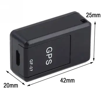 Mini GF-07 GPS Ilgo Laukimo Magnetinio SOS Tracker Kreipiamojo Prietaiso Diktofonas Transporto priemonės/Automobilių/Asmuo Aptikimo Sistema