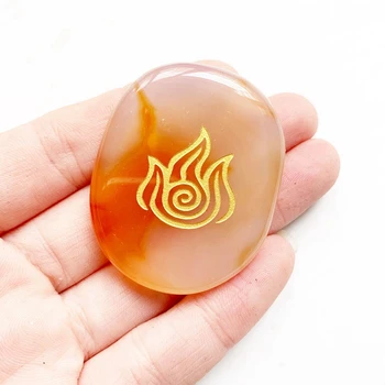 Gamtos Palmstone Fengshui Elementas Simboliai Meditacija Aventurine Lapis Karneolis Reiki Healing Amuletas Akmens Oro, Vandens, Ugnies Žemė