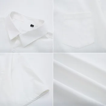 Vasarą Naujų Korėjos Mados Mens Marškinėliai Mygtuką Žemyn Prarasti Negabaritinių Medvilnės Trumpomis Rankovėmis Balti Juodi Marškinėliai Poroms Drabužiai
