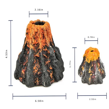 Akvariumas Kraštovaizdžio Puošmena Dekoracijos Modeliavimas Vulkanas Ornamentu Akmens Deguonies Siurblys Paketo Ornamentu Akmens Akvariumo Žuvų Bakas