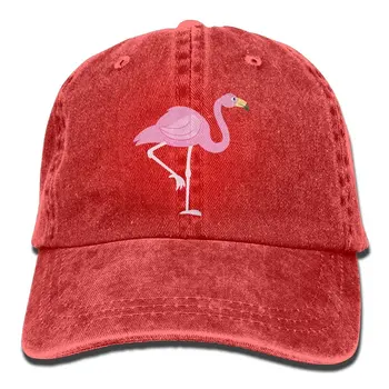 Rožinė Akvarelė Flamingo Unisex Kaubojus Beisbolo Kepuraitę Tėtis Skrybėlės Sunkvežimio Vairuotojas Hat
