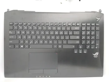 Naujas Originalus laptopo Palmrest Viršuje Atveju Turkija klaviatūros ASUS ROG G750JW G750JM G750J TR išdėstymas apšvietimu Klaviatūras su C shell