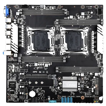 JINGSHA X99 Dual CPU pagrindinėse plokštėse Rinkinys Lizdas Xeon LGA 2011-3 su 2*E5 2620V3 Dual Gigabit Ethernet VGA USB3.0 SATA3.0 NVMe M. 2