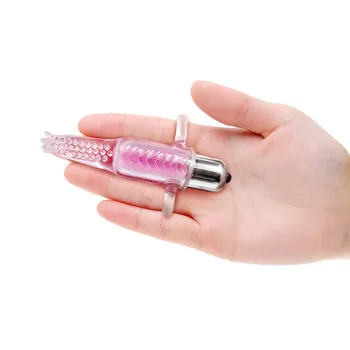 Mini Vibruojantis Liežuvio Suaugusių Pirštų Kilpos Vibratorius Stimuliuoja Klitorį Moterų G-spot Lyžis Oralinio Sekso Žaislai Moterims, G Spot Orgazmas