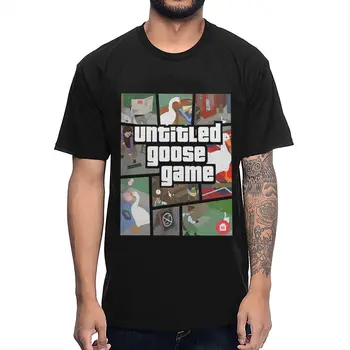 Hip-Hop Vyras be Pavadinimo Žąsų Žaidimas GTA Stiliaus Dizaino marškinėliai