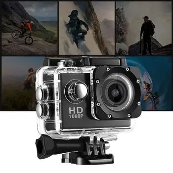 Full HD 1080P Vaizdo Kamera, Profesionali Skaitmeninė vaizdo Kamera 1.5 Cm 12MP Vandeniui Lauko Sporto, Veiksmo Kamera Kameros