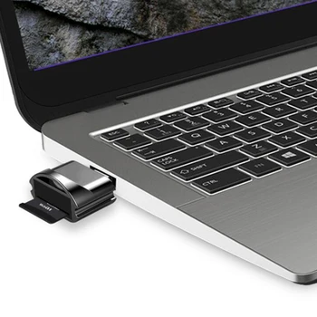 Naujas USB 2.0, Tipas C, Mikro-SD-TF OTG Adapterio Cardreader Mini Kortelių Skaitytuvas Smart Atminties Kortelės Skaitytuvą, Skirtą Nešiojamąjį kompiuterį 