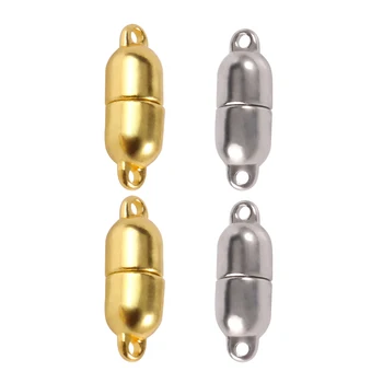 10sets Aukso/Sidabro Spalvos Nerūdijančio Plieno Tablečių Formos Magnetiniai Sagtys Sąsagos Papuošalai Priėmimo 