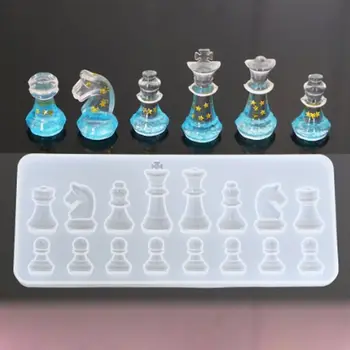 Šachmatų Silikono Formos Epoksidinės Pelėsių Dervos Pelėsių 