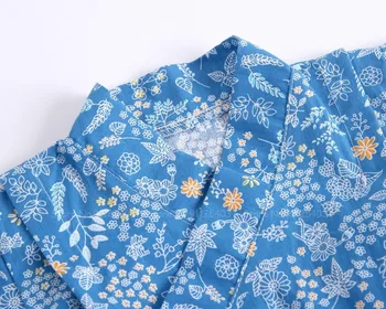 Japonijos Tradicinių Kimono Yukata Vaikai Trumpas Rankovės Pižama Homewear Kūdikis, Naujagimis Berniukas, Mergaitė Vatos Pagaliukai Kelnes Chalatas Sleepwear