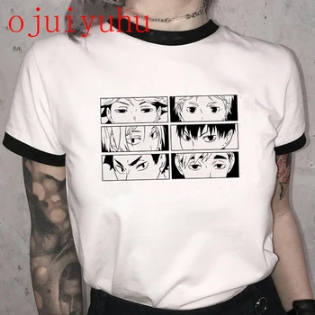 Oya Oya Oya Haikyuu Marškinėliai Vyrams Kuroo Anime Marškinėliai Fly High Grafikos Tees Kietas Karasuno Japonų Animacinių filmų T-shirt Viršūnes Unisex Vyras