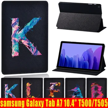 Apversti Tablet Case for Samsung Galaxy Tab A7 7 TabA7 10.4 T500 T505 Atveju Stovėti Padengti SM-T500 SM-T505 Padengti +Rašiklis