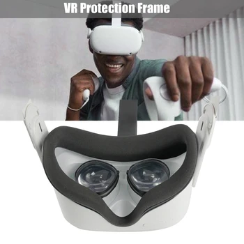 Už Oculus Quest 2 VR apsauginis Rėmas Greitai Išardyti Įrašą Objektyvo Apsaugos Unikalus Žmogiškas Atveju Oculus Quest 2 VR Black