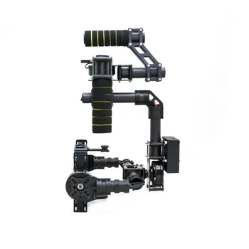 DSLR Fotoaparatas 3 Krypties Nešiojamą Brushless Stabilizavosi Gimbal su 3pcs Variklis Canan 5D2 7D D900