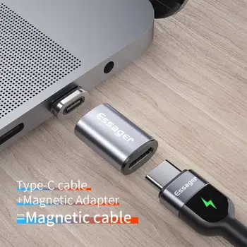 C tipo Micro USB Kabelis Konvertuoti Plug Magnetinio Kabelio Adapteris Magnetinis Įkroviklis Kabelio Jungtis, Mobiliojo Telefono Įkrovimo Skaičiuoklė