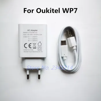 Naujas Oukitel WP7 USB Power Adapter 5V 7V 9V Įkroviklis ES Plug Kelionės impulsinis Maitinimo šaltinis+Type-C Usb Laido Duomenų Linija