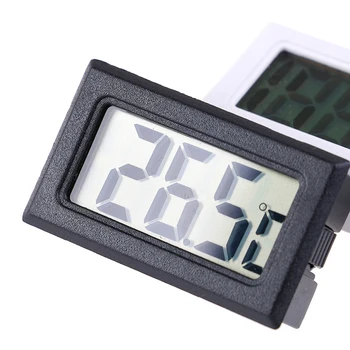 Karšto Pardavimo Mini Skaitmeninis LCD Temperatūros Drėgmės Matuoklis Termometras su Drėgmėmačiu Patalpų 1Pc