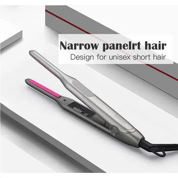 Mini Plaukų ištiesinimo priemonės, Plaukų Geležies Unisex Trumpų Plaukų Pieštuku Hair Curler Plona Plokštelė Barzda Butas Geležies Kelionės Geležies L1