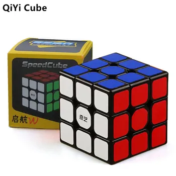 QiYi Plaukti W 3x3x3 Magic Cube Anti-stresas Įspūdį Greitis Kubeliai Profesinio Mokymo Fidget Žaislai Antistress Cubos Magicos