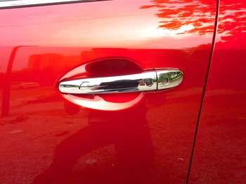 Tinka Su Trimis Skylutėmis Tik! ABS Chromuotos Išorinės Durų Rankena Padengti Apdaila 8pcs Už Mazda CX-9 CX9 2016 2017 2018