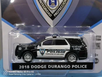 Greenlight automobilių 1/64 2018 Dodge Durango policijos automobilių Surinkimo Metalo, lieto Modeliu Automobilius Žaislai