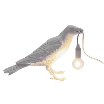 Laimingas Paukštis Formos Stalo Lempa Namų Dekoratyvinis LED Apšvietimas Asmenybės Kūrybos Miegamasis Stalo Lempa