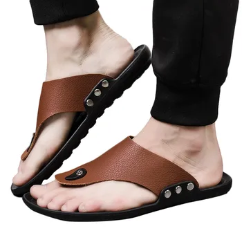 Vyrų Ponios Vasaros Patogus Butas Heel Flip Flops Sandalai, Šlepetės, Paplūdimio Bateliai Zapatos De Mujer De Moda Kojų Šlepetė 2021 Naujų #S
