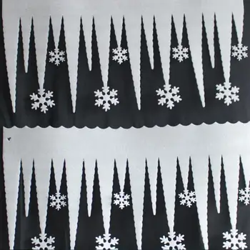 2vnt/daug Dirbtinių Baltos Snaigės Sniego, Ledo Juostelės Kalėdų Dekoro Ornamentą Šalies Langą Kalėdų Overvalue Snow Flake Apdaila