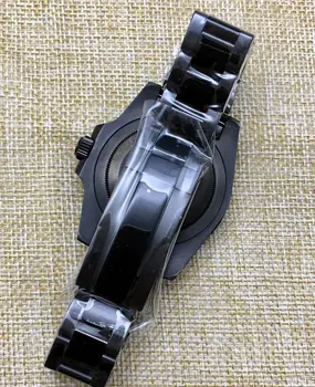 40MM Vyrų Automatinis Mechaninis laikrodis Nerūdijančio Plieno Padengtas Atveju Keramikos Bezel Šviesos Žiūrėti NH35 Japonijos Judėjimas