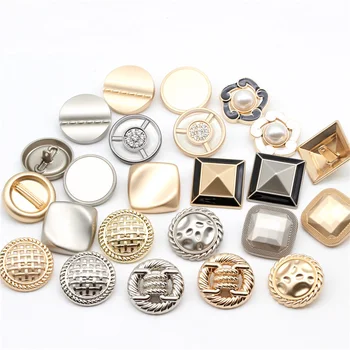 5vnt 24 rūšių auksas, sidabras metalo geometrinis modelis metaliniai mygtukai Britų stiliaus vyriški moteriški švarkai kašmyras vilnonių mygtukai C159