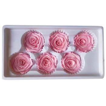 6Pcs/Box Konservuoti Rožių Gėlių Vestuvių Nemirtingas Rožių Gėlių Motinos Diena Dovana 